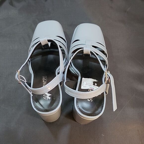 BRAND NEW SOUL PRINCESS PLAIN PLATFORM ANKLE CURVE WIDE HIGH HEEL S2 - Picture 5 of 15